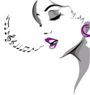 clipart of girl head