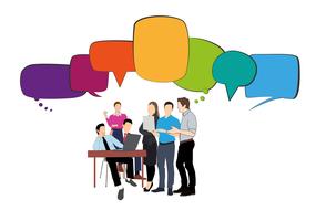 group team feedback drawing