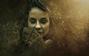 Dark Fantasy young woman Portrait