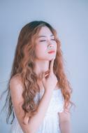 charming Girl white dress