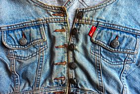 Denim Gilet Stitches