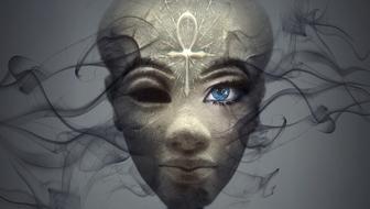 portrait of an Egyptian woman as a fantasy