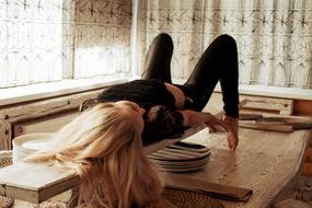sensual blonde