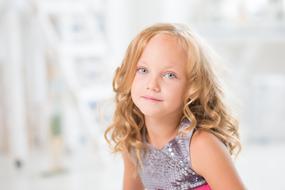 Portrait of Young blonde Girl