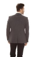 back view of young man in stylish Jacket