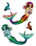 clipart of mermaid siren nymph