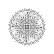 flower abstract floral grey drawing