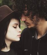 Couple Love Man girl hat