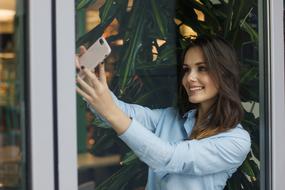 Woman selfie photo
