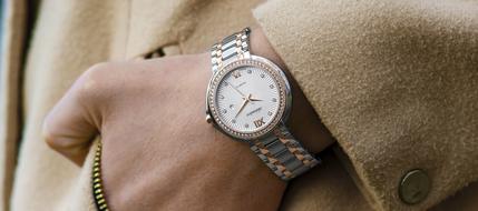 luxury classic Wristwatch on male Hand