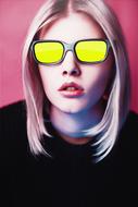 Girl Yellow Glasses