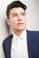 stylish elegant guy in a business suit