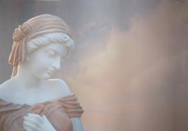 thoughtful Woman, sculpture
