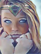 wonder woman comics as an illustration