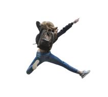 Jump Enjoy Girl 3d