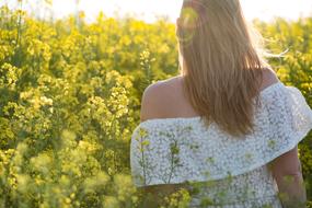 Rape Summer Spring girl