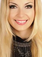 smiling beautiful blonde Woman, Portrait
