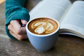 Coffee Latte Brown hand
