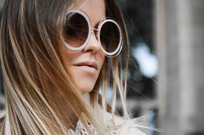 cool Girl in stylish glasses