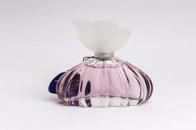 purple Perfume in Glass bottle