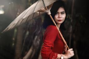 Woman Beautiful umbrella