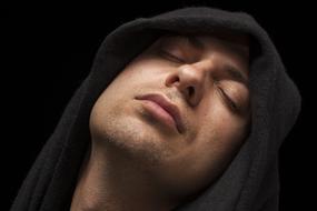 emotional man portrait