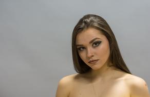 portrait of a pretty woman