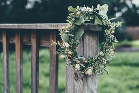 hanging summer wreath