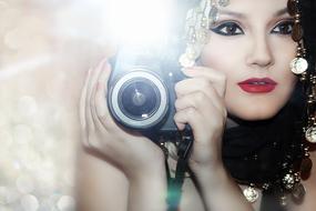 Girl Model photo selfies