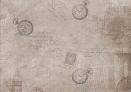 old fashioned background with watches