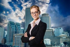 portrait of Business Corporate Woman