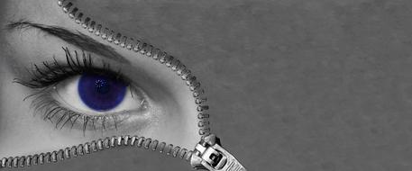 Eye Woman zip Composing