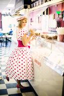 Vintage Ice Cream girl