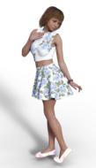 woman dress flirty