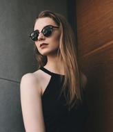 fashion model with eyewear