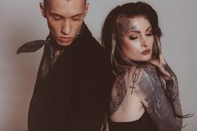 Man and Woman with tattoo