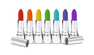 Lipstick Cosmetics Rainbow
