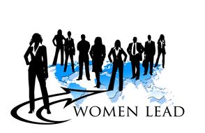 businesswoman as team leader