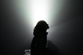light Silhouette Woman