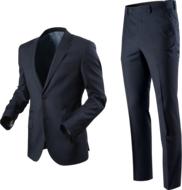 photo of a jacket and men's trousers