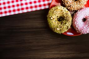 Donuts Baking table