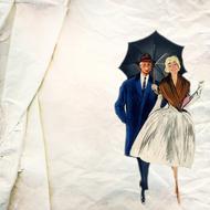 vintage retro couple