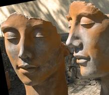 Portrait people statue