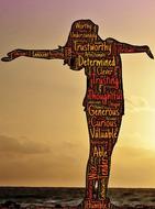 clipart of positive qualities character