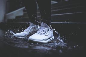 male white sneakers
