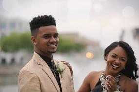laughing young couple