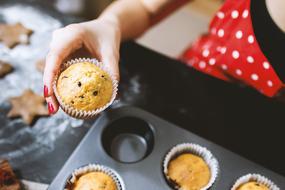 muffins Sweets hand