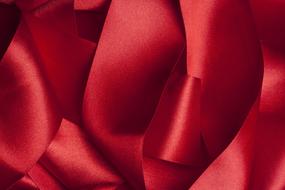 Red Fabric Textile macro