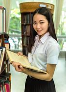 Woman Library