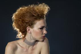 Model Fiction Conceptual face